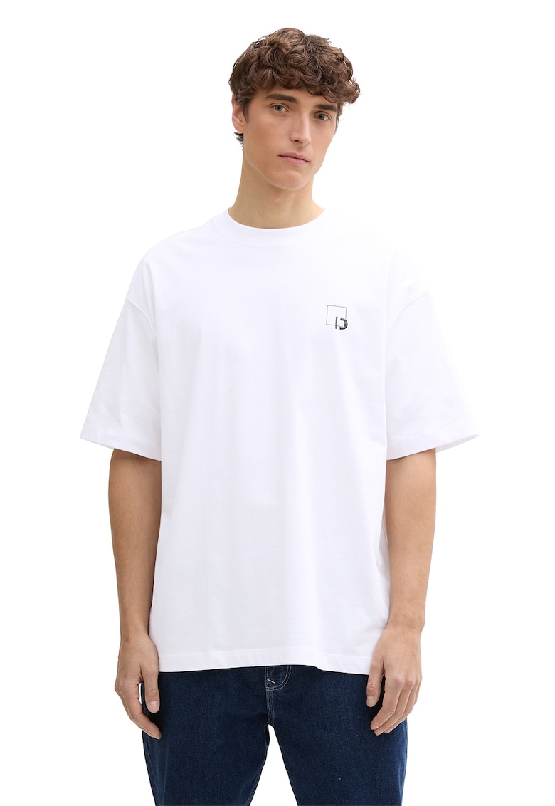 Tricou lejer cu imprimeu pe spate