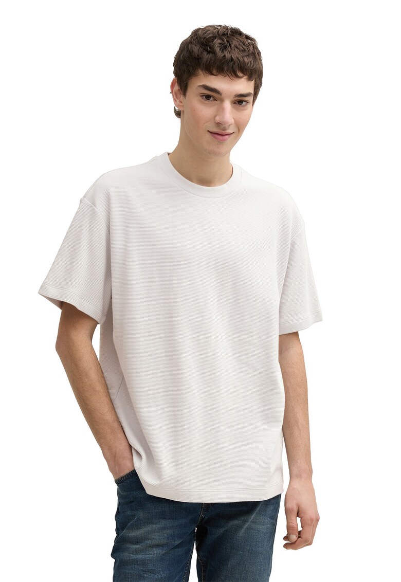 Tricou uni lejer - Gri deschis