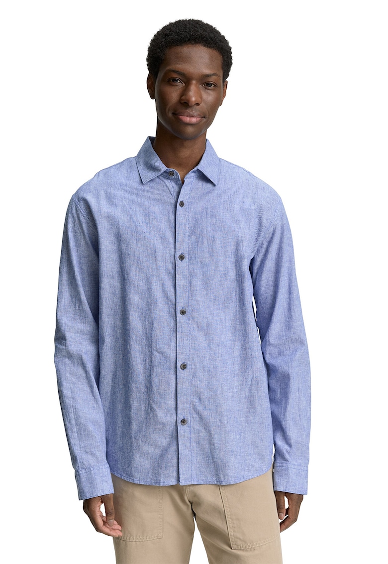 Camasa relaxed fit din amestec de in