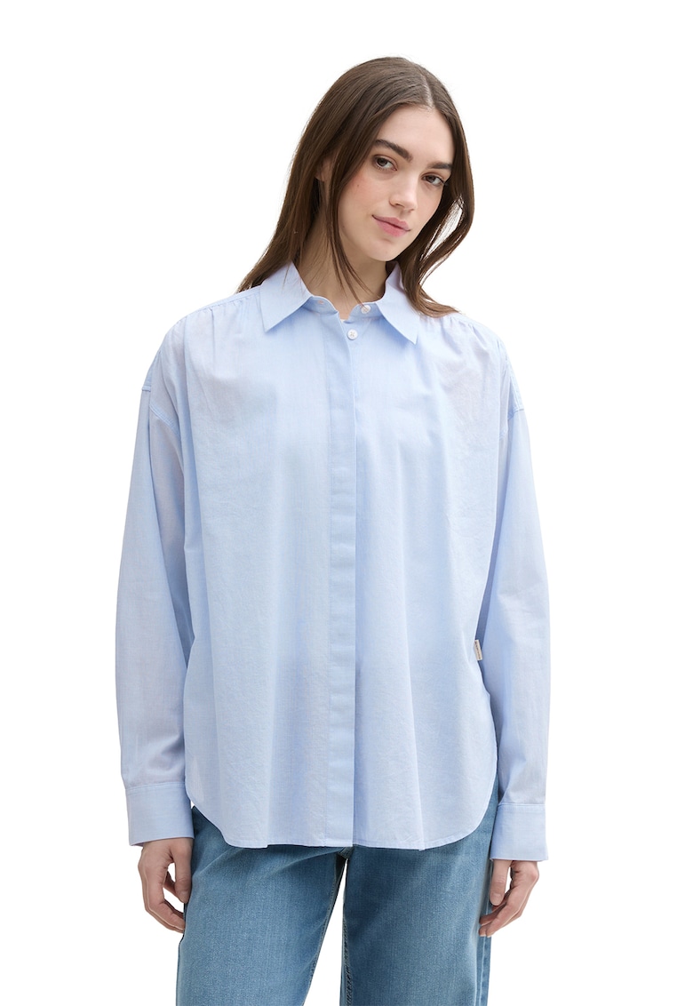 Camasa supradimensionata cu maneci lungi