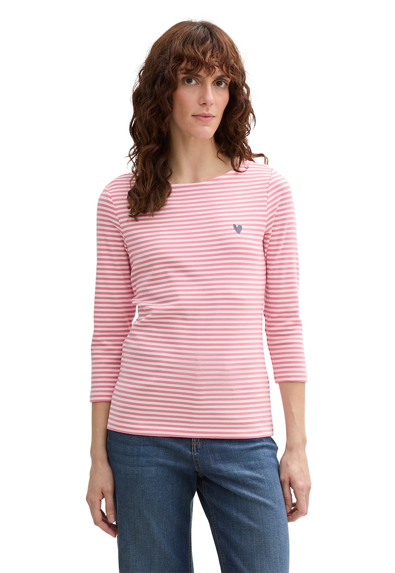 Bluza cu decolteu barcuta si model in dungi Bluza cu decolteu barcuta si model in dungi