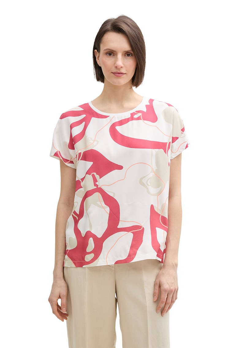 Tricou lejer din amestec de modal cu model