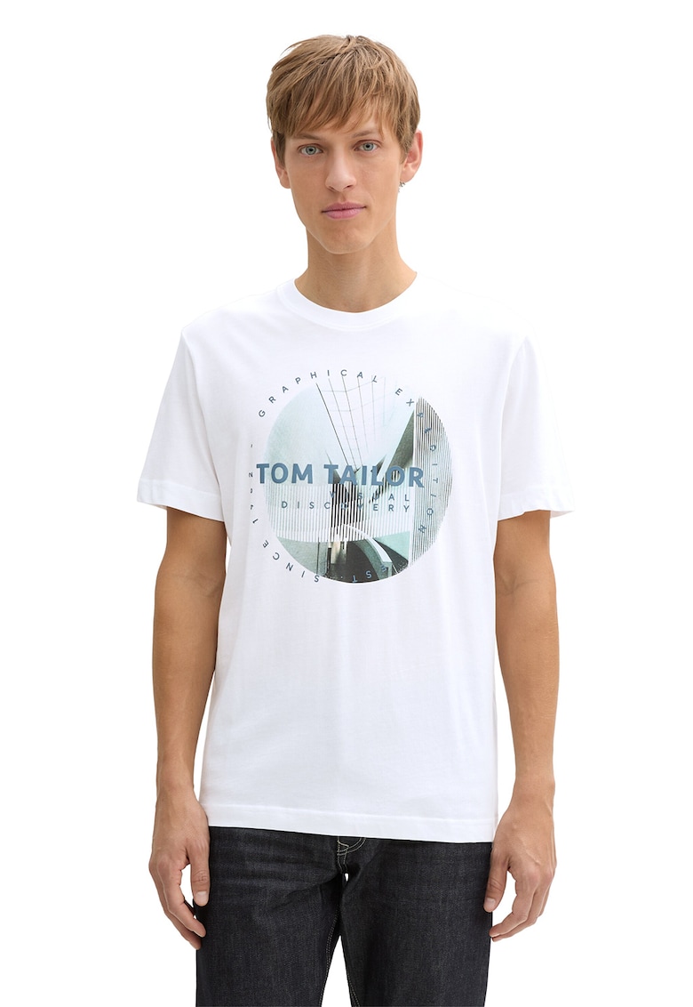 Tricou de bumbac cu model grafic