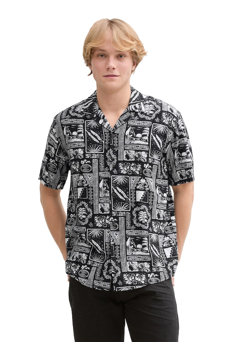 Camasa cu maneci scurte si model