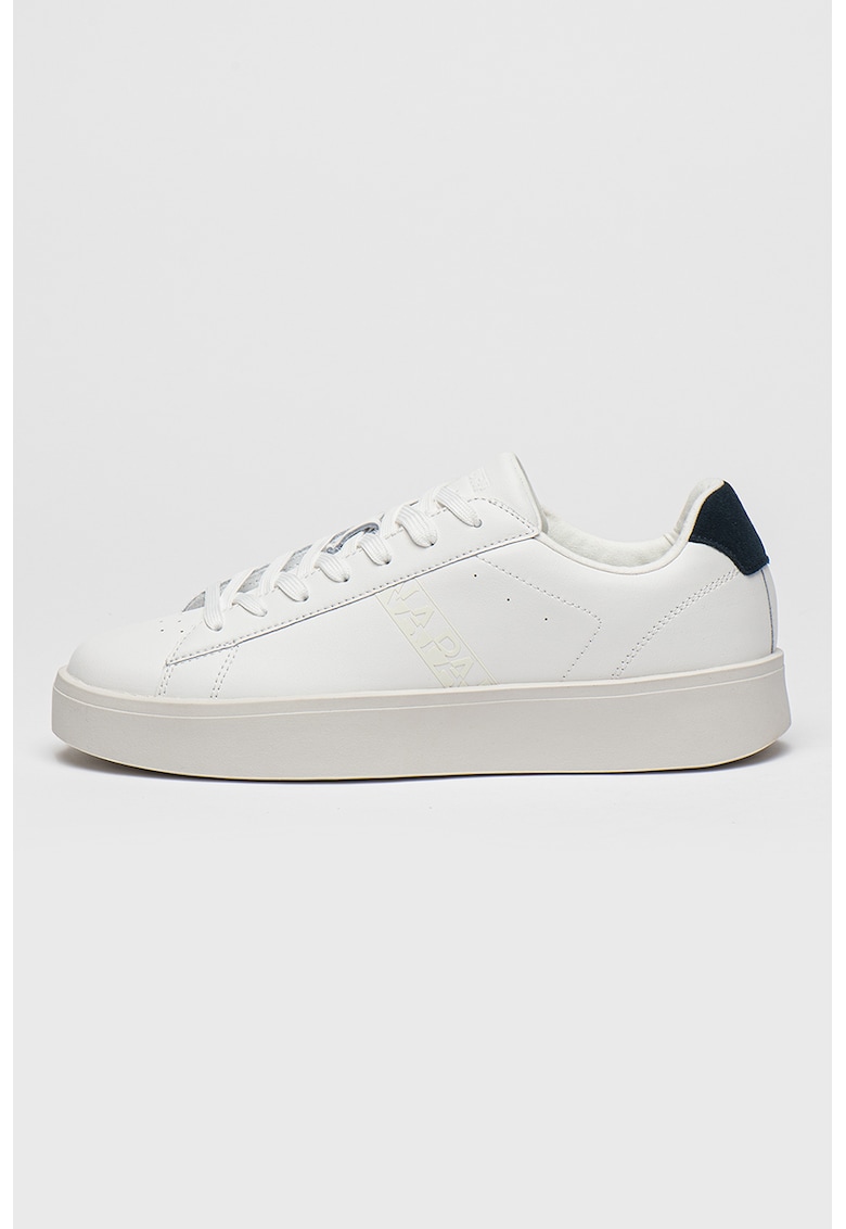 Pantofi sport de piele Onyx - Alb/Bleumarin