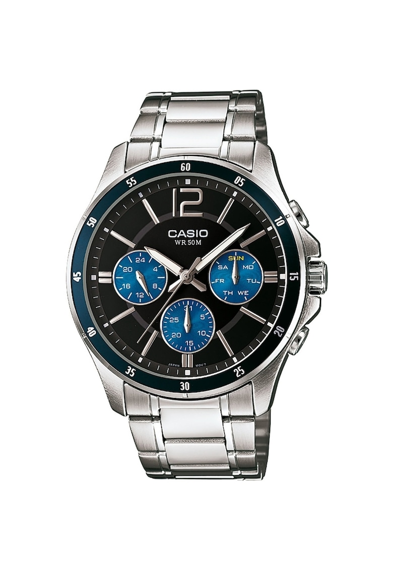 Ceas barbatesc MTP-1374PD-2AVEF Quartz Argintiu