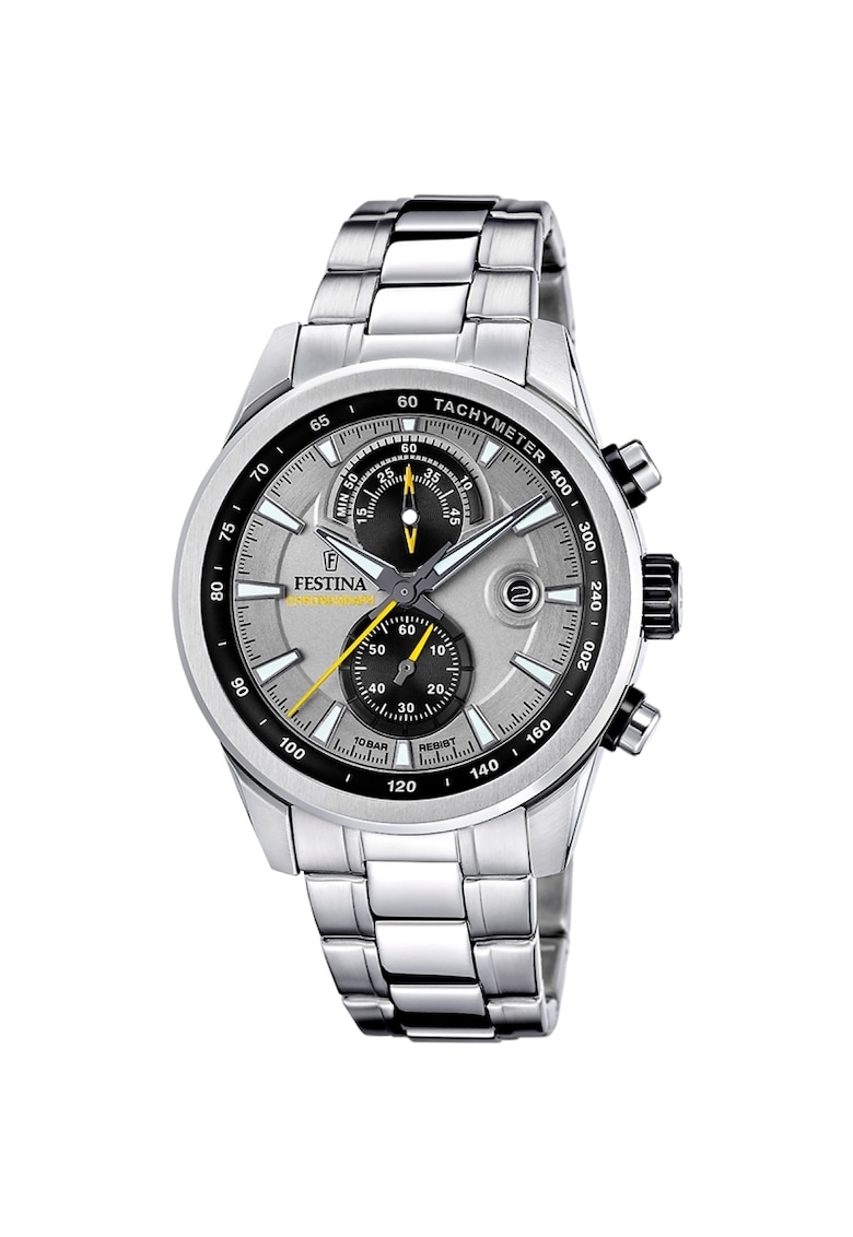 Ceas barbatesc F20694/4 Quartz Argintiu
