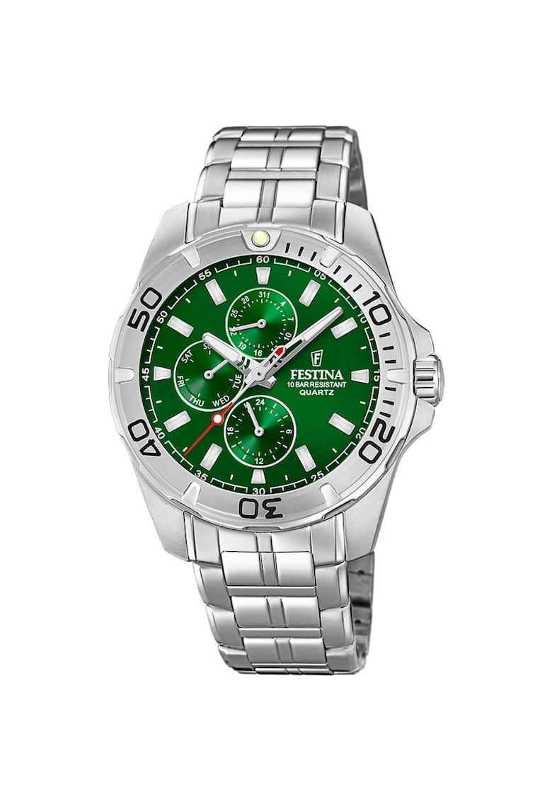 Ceas barbatesc F20445/7 Quartz Argintiu