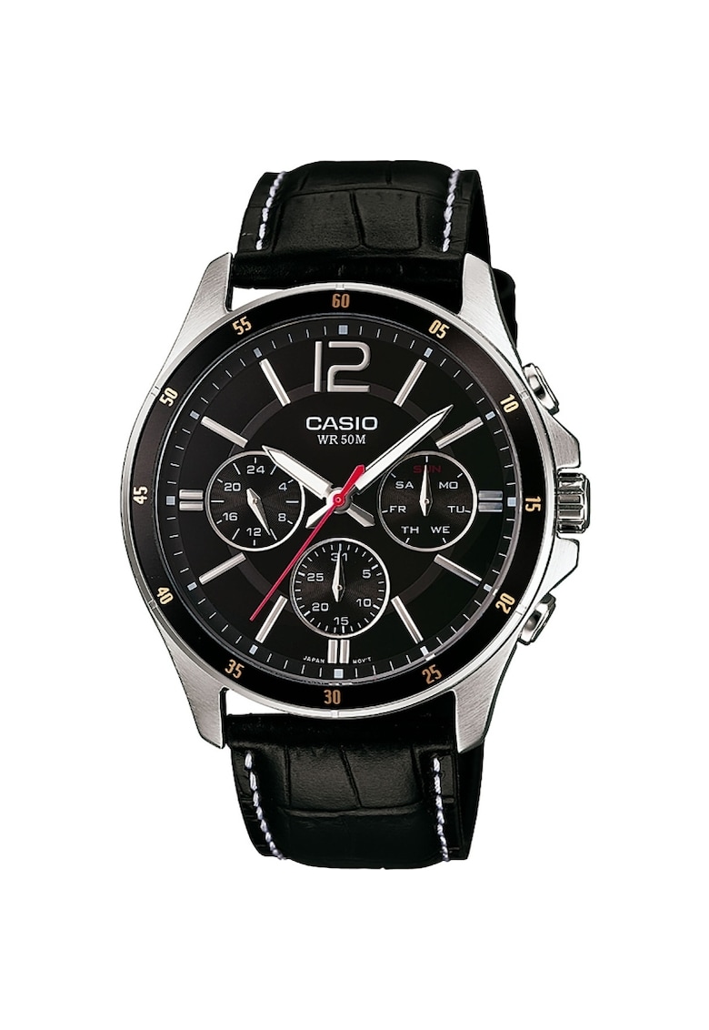 Ceas barbatesc MTP-1374PL-1AVEF Quartz Argintiu