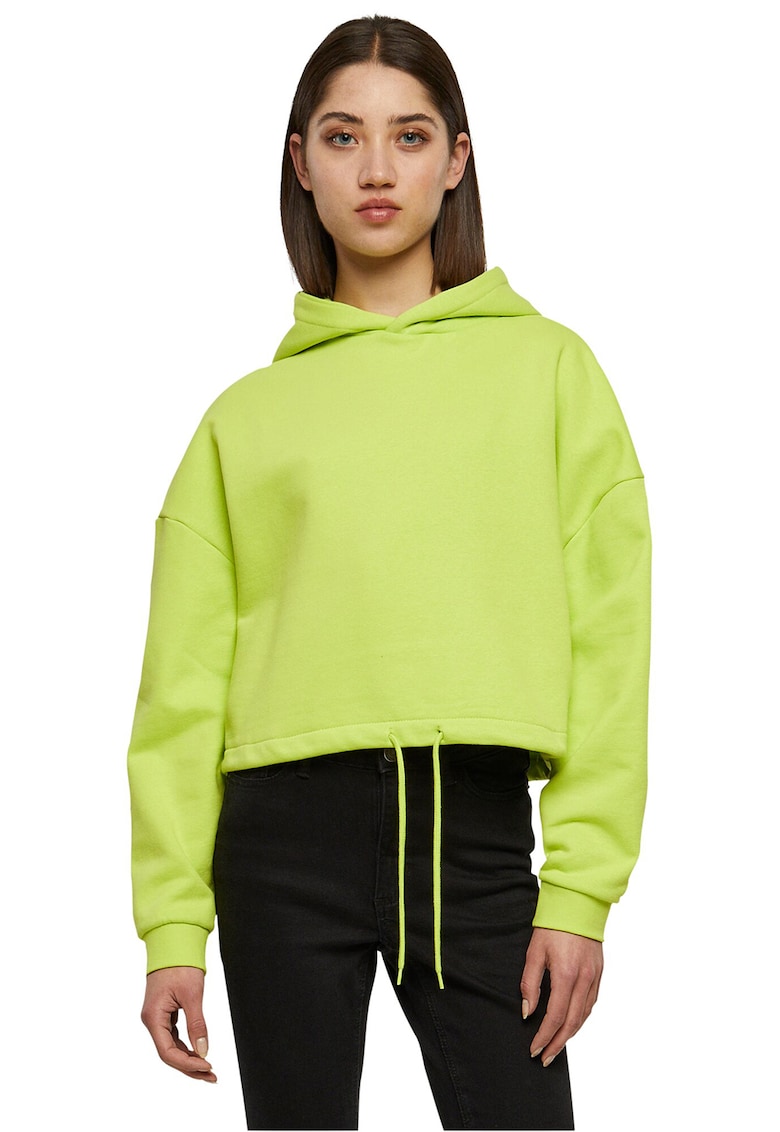 Hanorac din amestec de bumbac - Verde lime