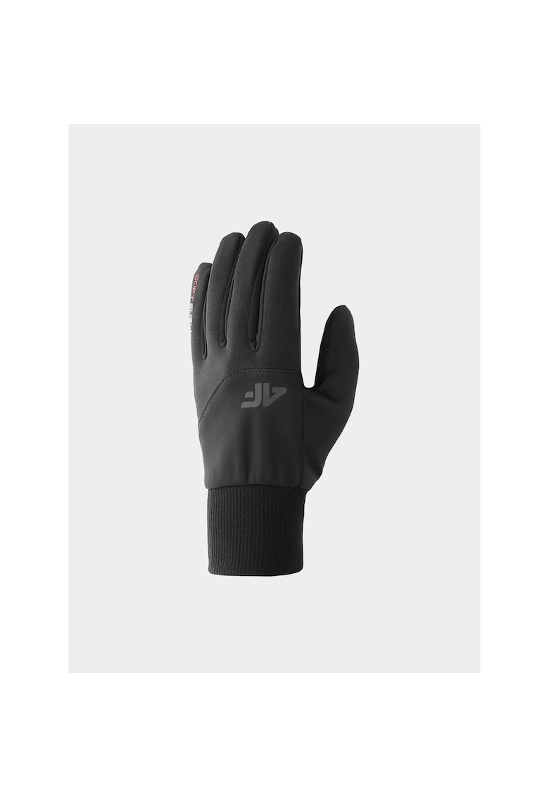 Manusi barbati - model U140 - softshell - negru - sistem Touch Screen poliester