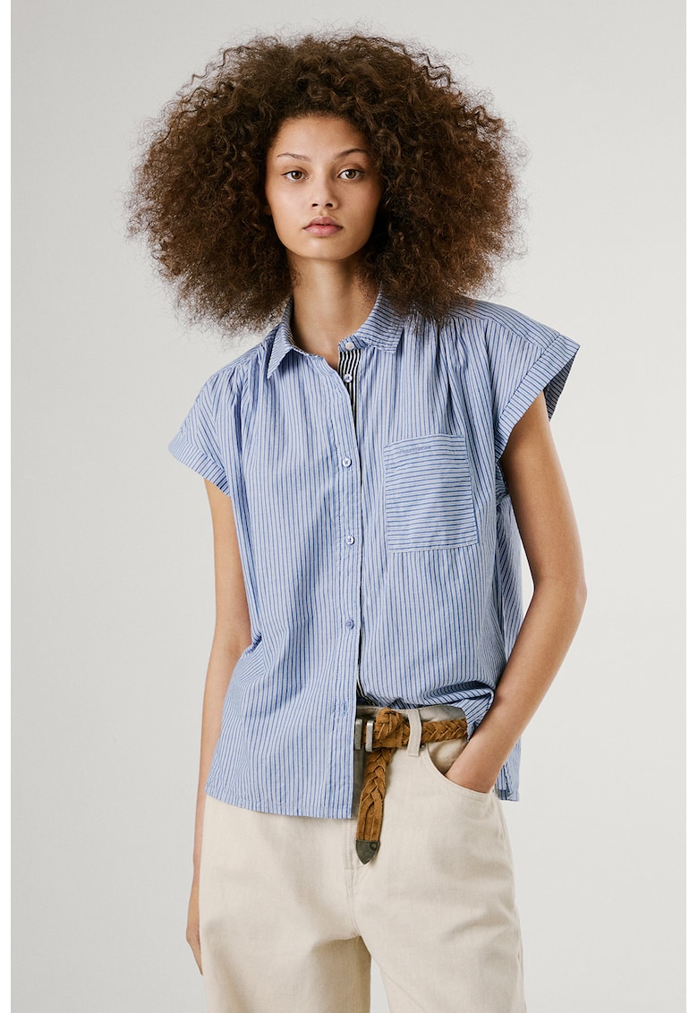 Camasa in dungi cu maneci scurte