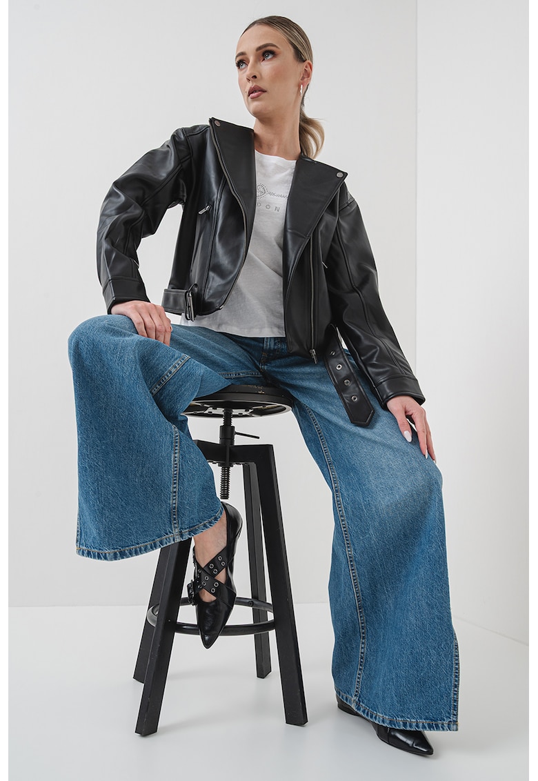 Jacheta biker de piele ecologica Juliette