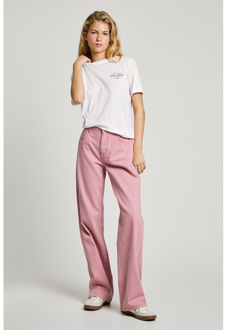 Tricou din bumbac cu imprimeu pe partea din spate