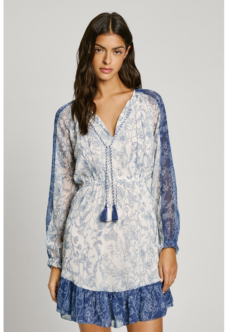 Rochie cu model si decolteu in V