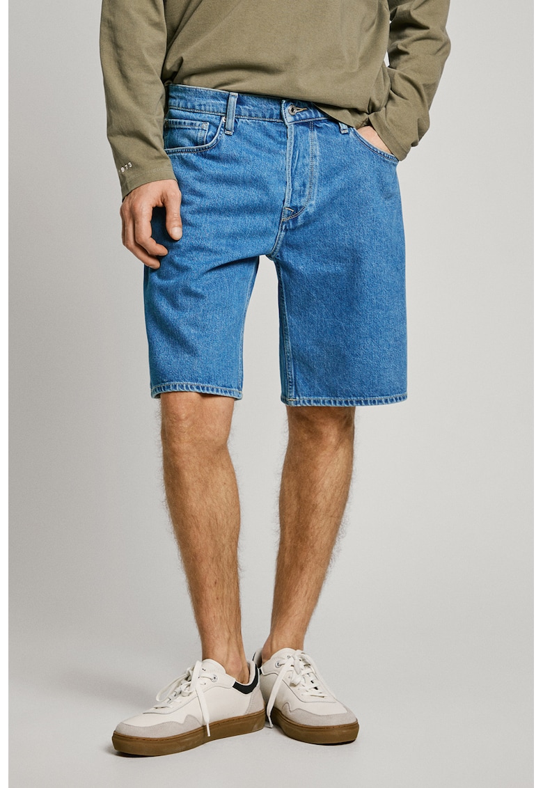 Blugi scurti relaxed fit