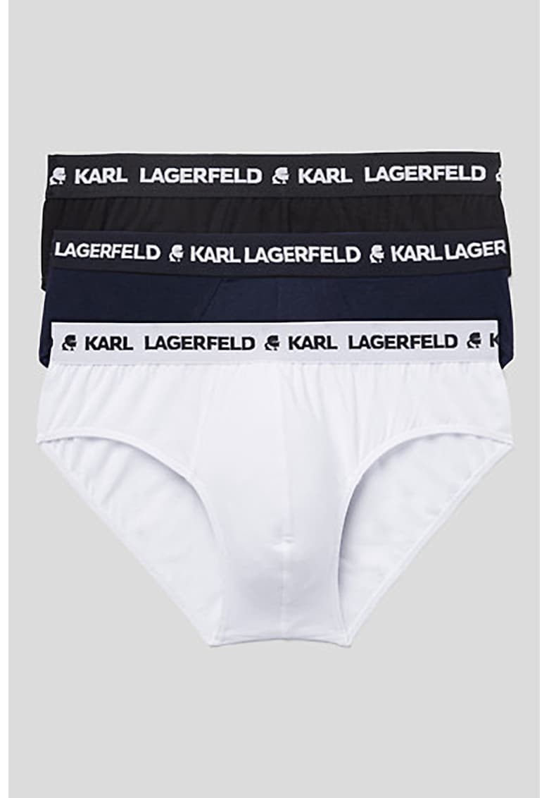 Set de chiloti din amestec de bumbac - 3 perechi Set de chiloti din amestec de bumbac - 3 perechi