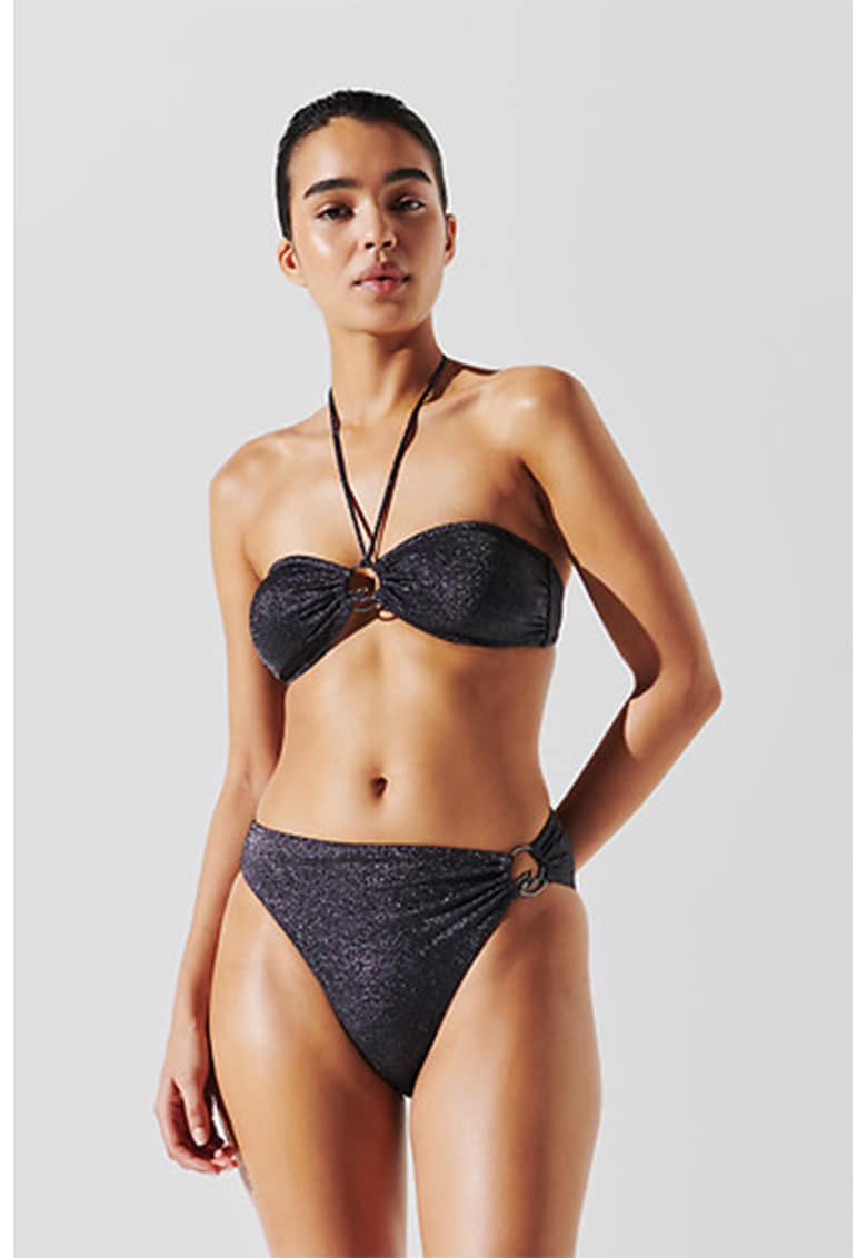 Slip stralucitor cu talie inalta