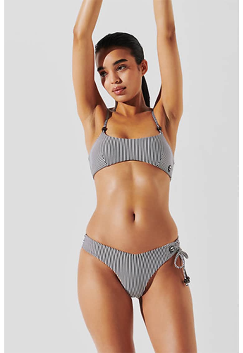 Slip de baie cu model in dungi