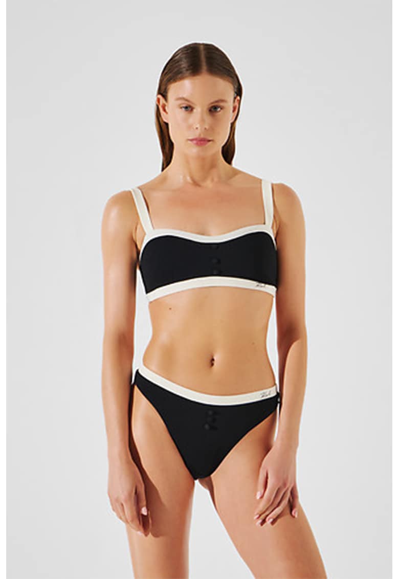 Slip brazilian de baie cu model uni