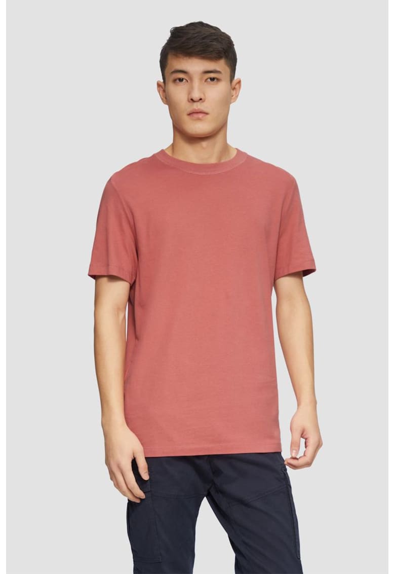 Tricou cu decolteu la baza gatului - din bumbac