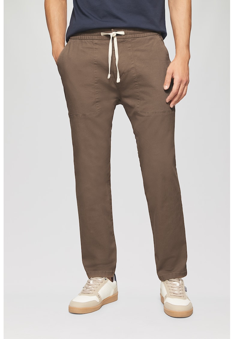 Pantaloni conici cu snur