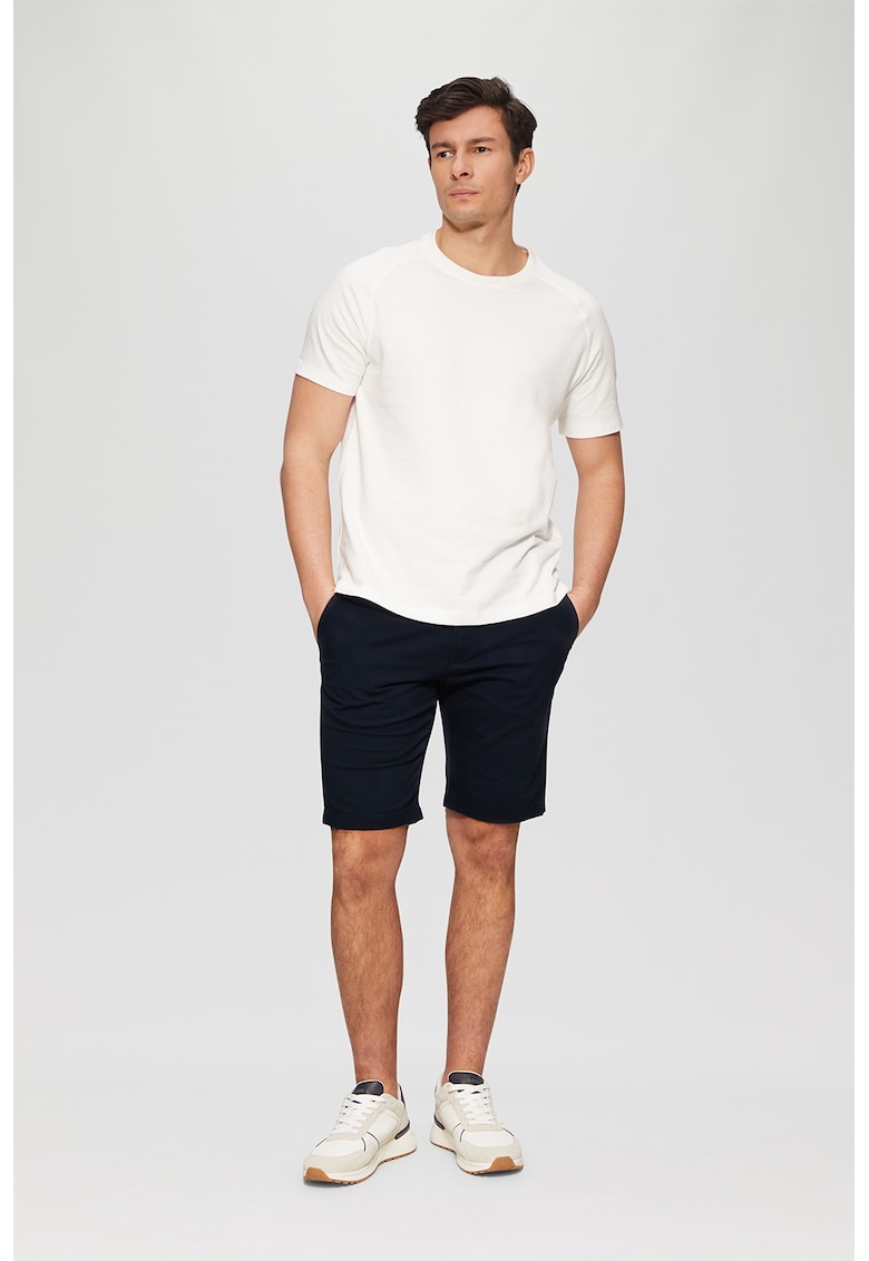 Bermude chino cu model uni