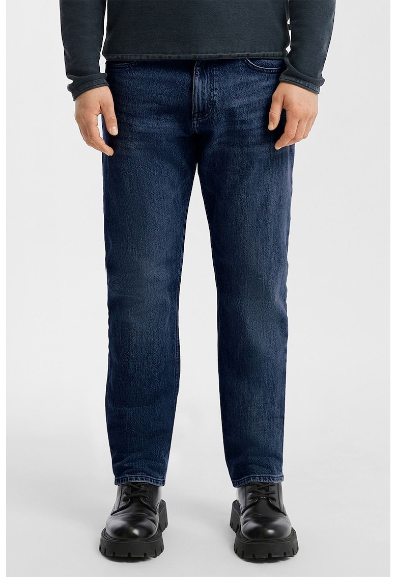 Blugi drepti cu 5 buzunare