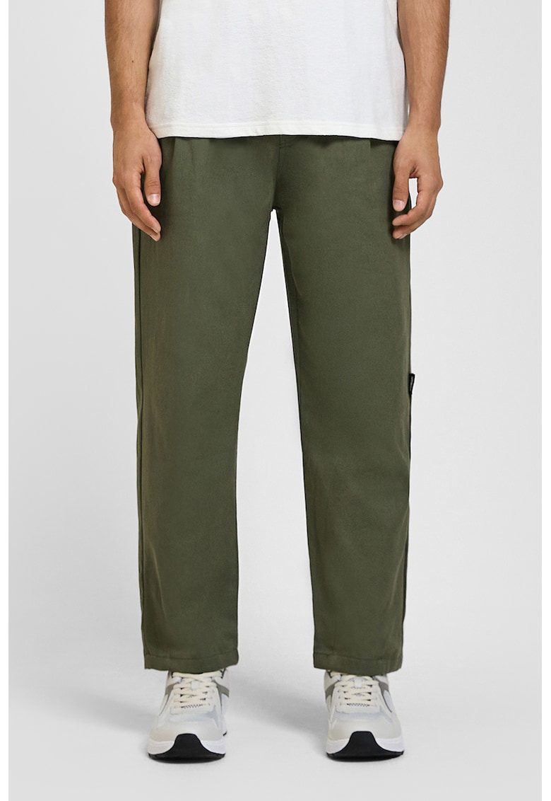 Pantaloni drepti - Verde masliniu