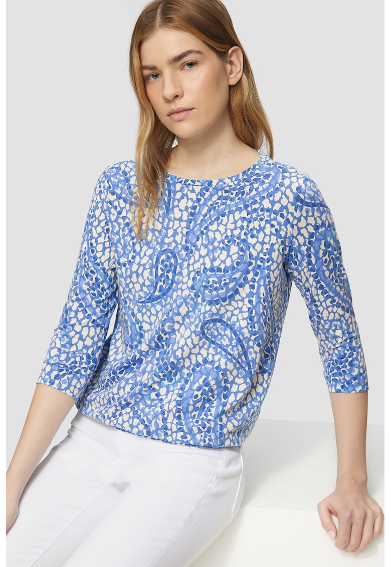 Bluza cu model si maneci trei sferturi