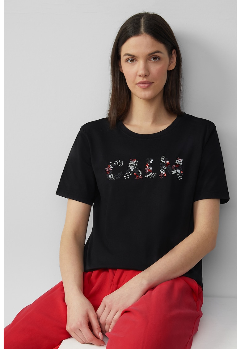 Tricou regular fit de bumbac