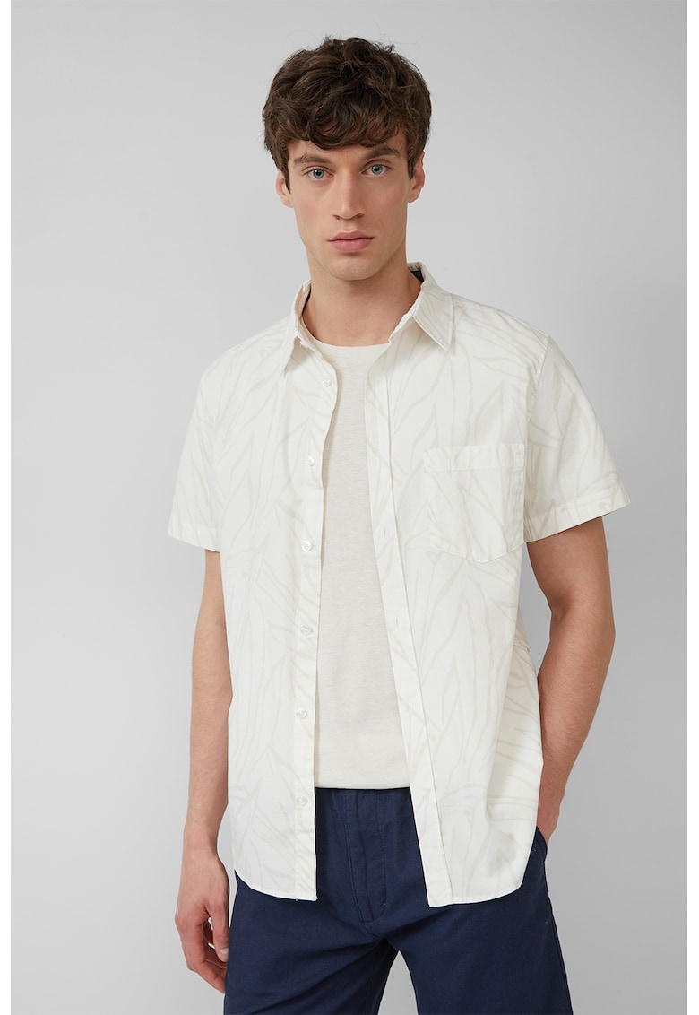 Camasa cu maneci scurte si buzunar pe piept