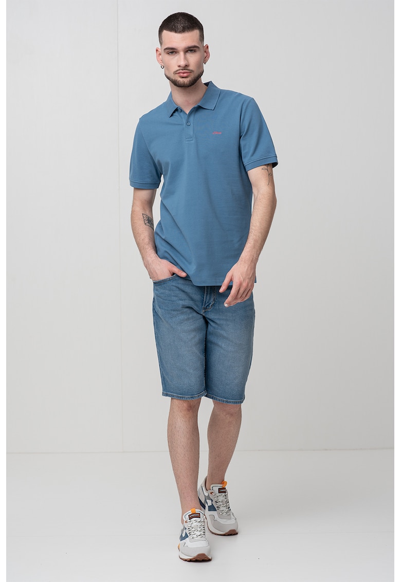 Tricou polo cu model uni