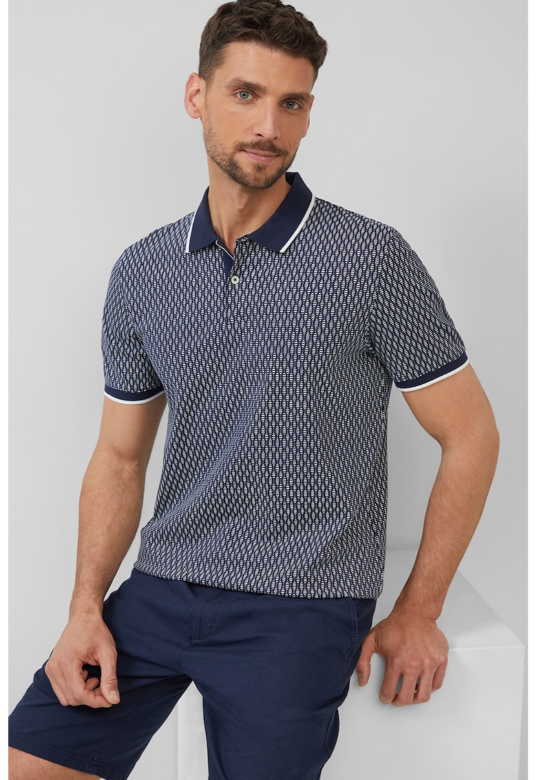 Tricou polo din amestec de in