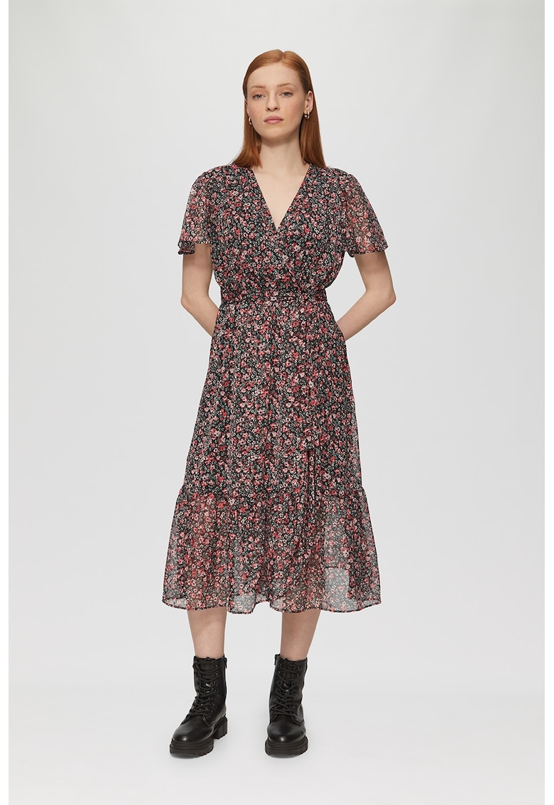 Rochie midi cu imprimeu floral