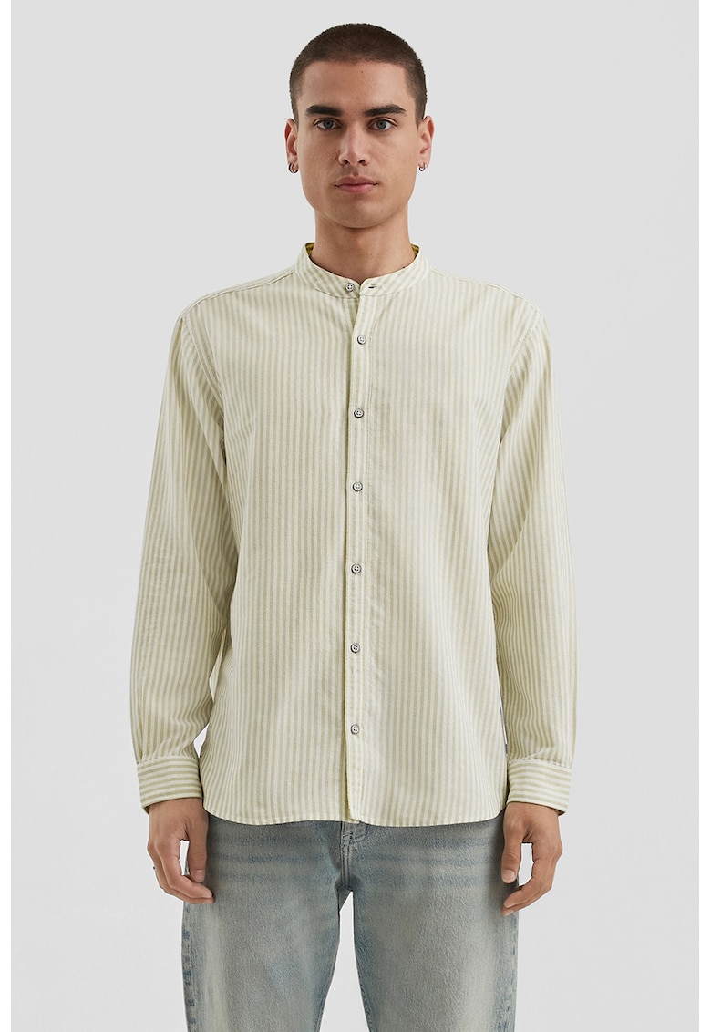 Camasa de bumbac cu model in dungi