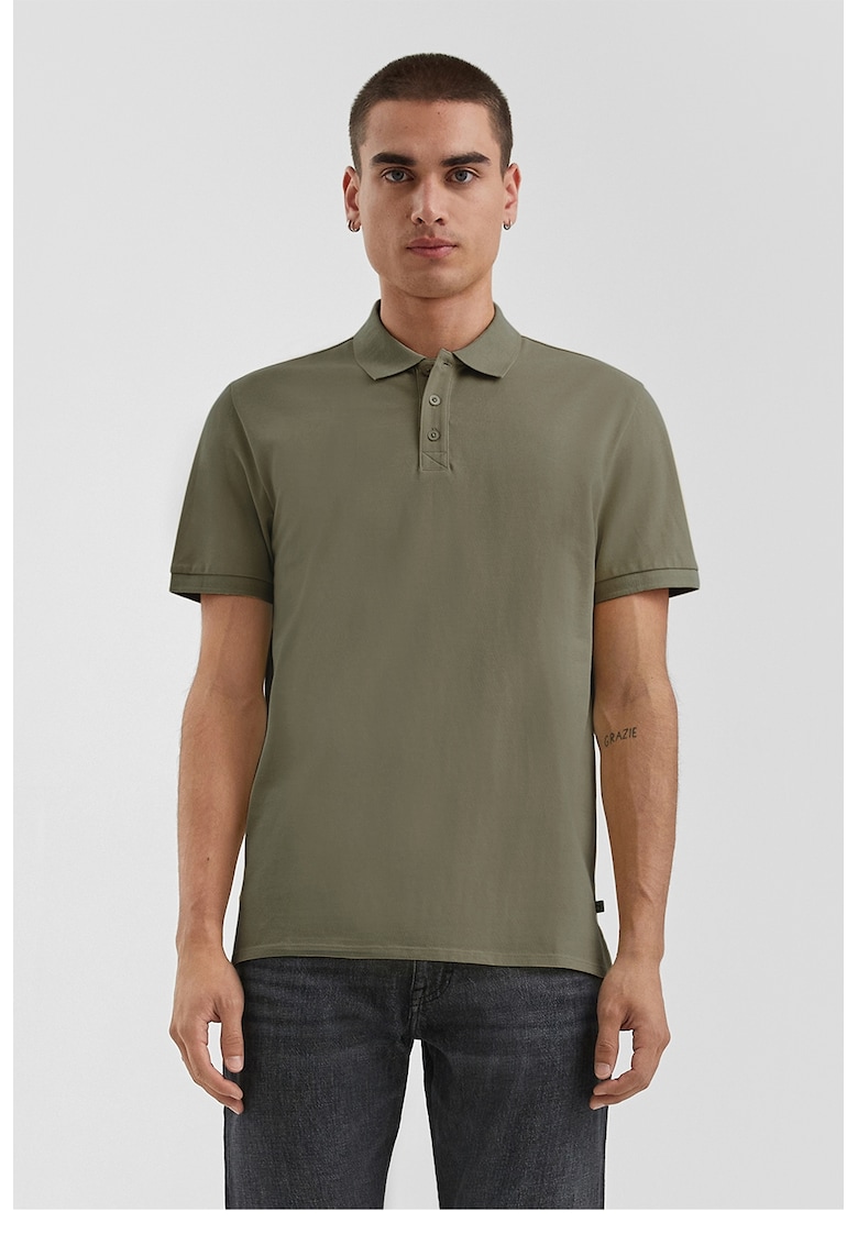Tricou polo uni - Verde feriga