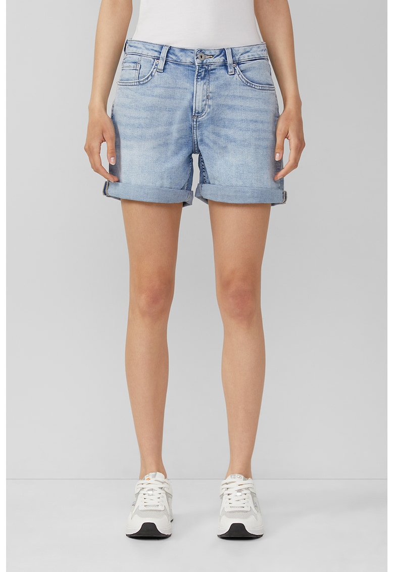 Pantaloni scurti din denim cu talie medie