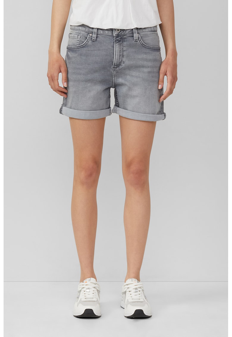 Pantaloni scurti din denim cu talie medie