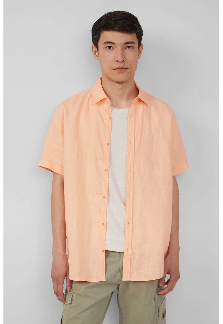 Camasa din in cu maneci scurte Camasa din in cu maneci scurte