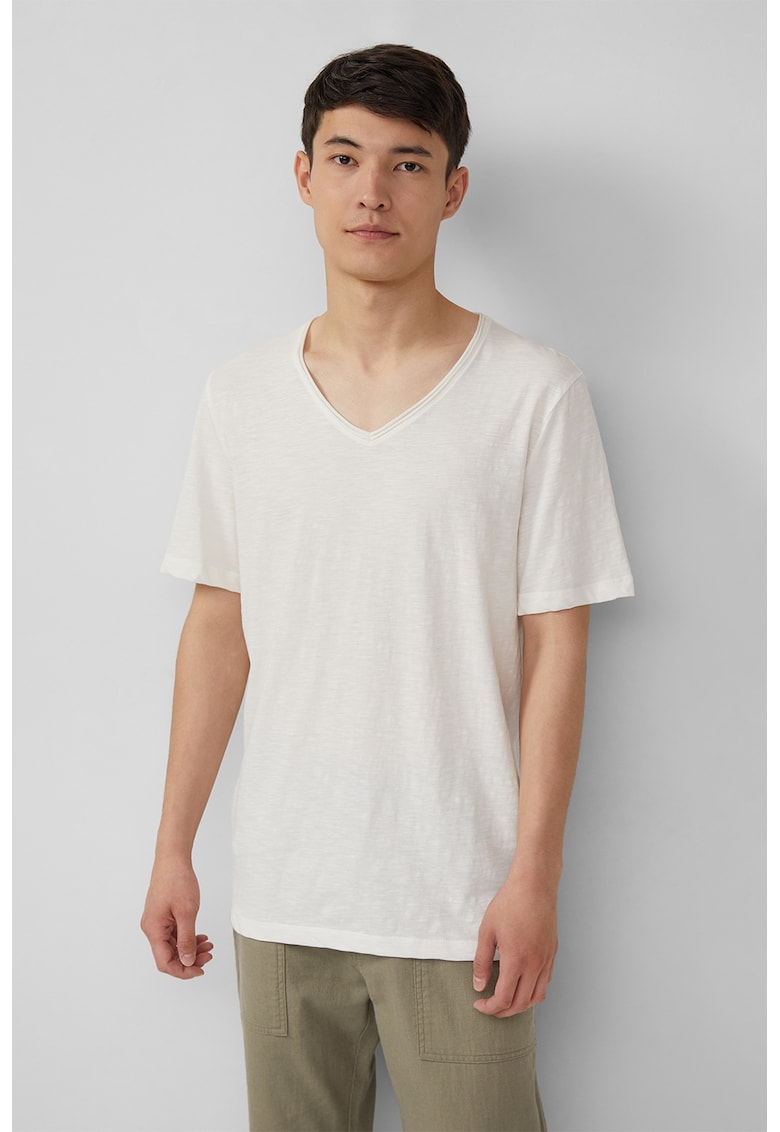 Tricou lejer cu decolteu in V Tricou lejer cu decolteu in V