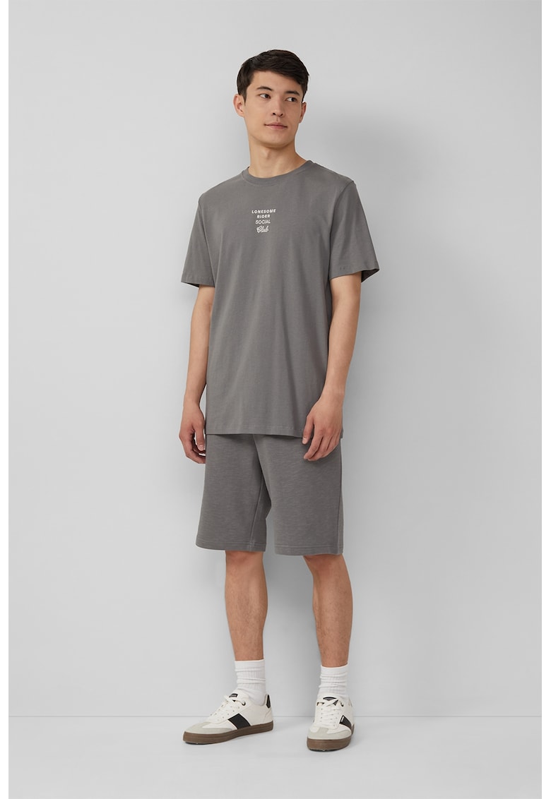 Pantaloni scurti de bumbac cu snur