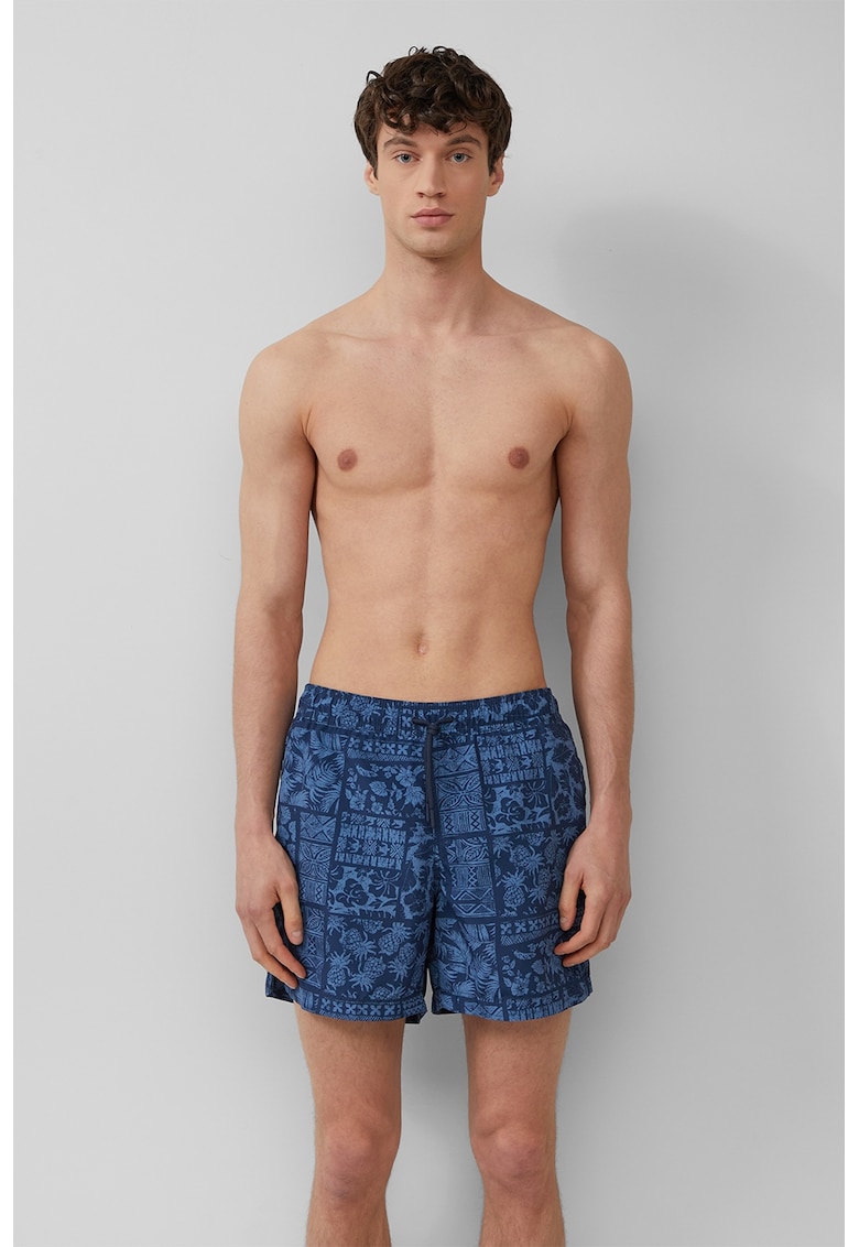 Pantaloni scurti de baie cu snur si model