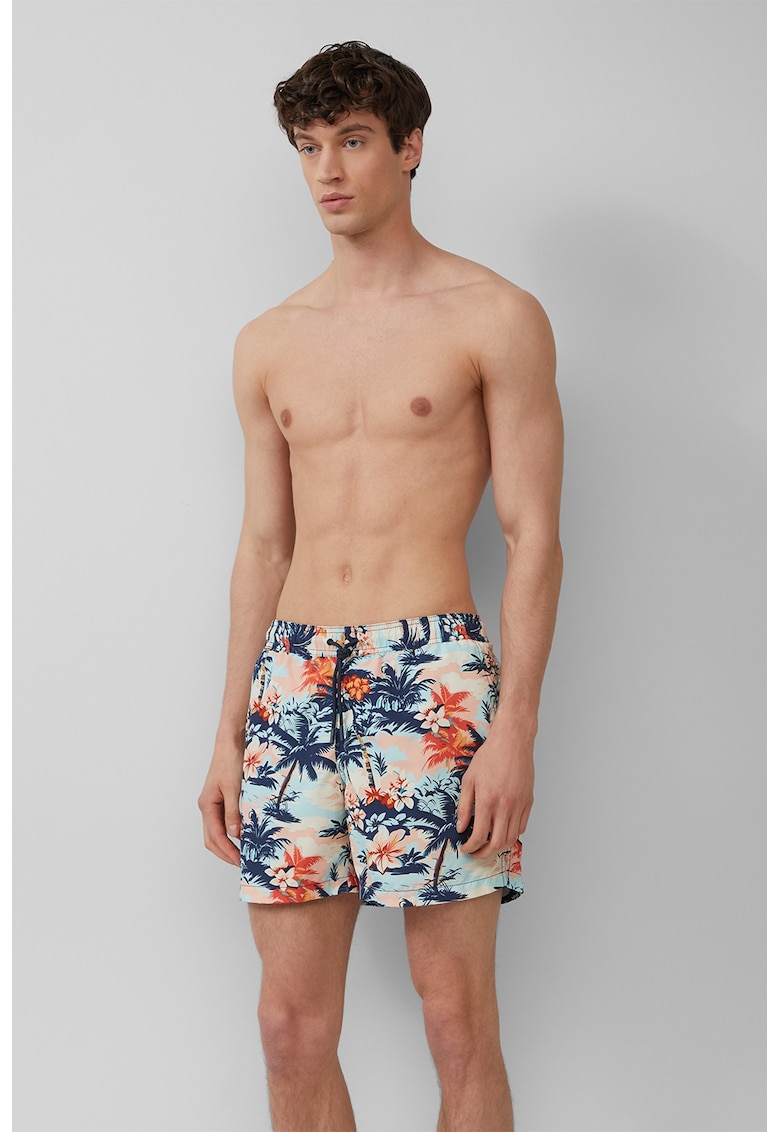 Pantaloni scurti de baie cu snur si model