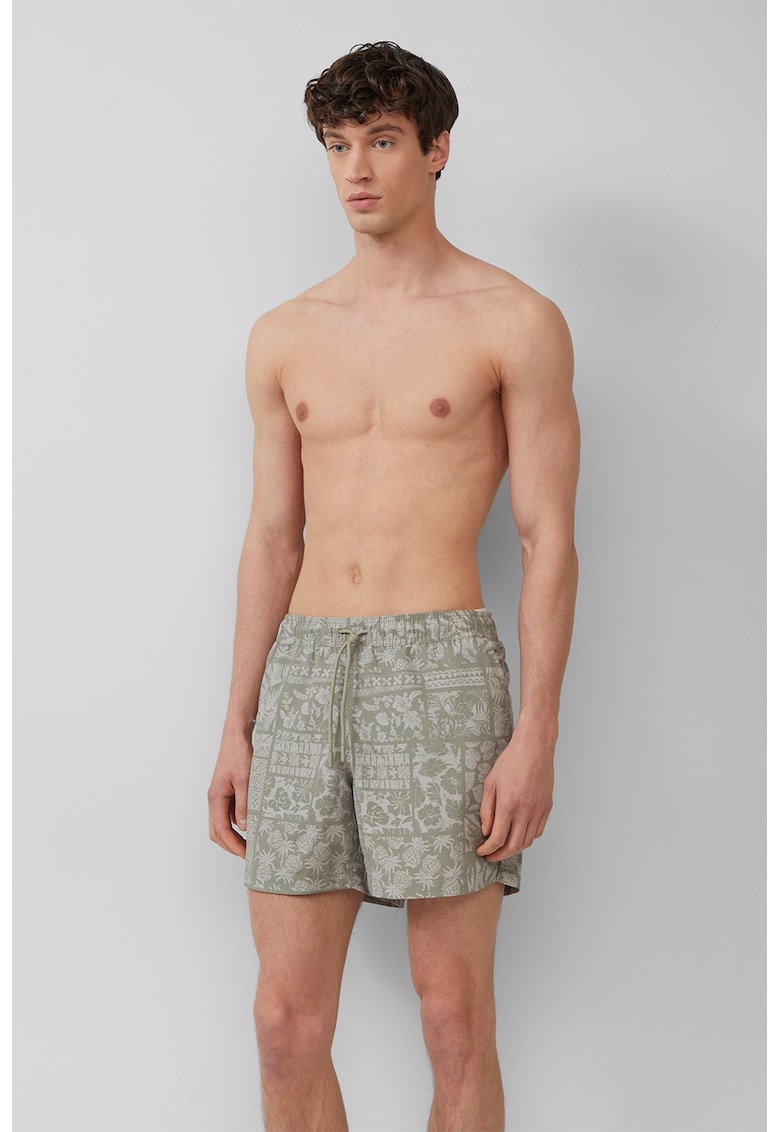 Pantaloni scurti de baie cu snur si model