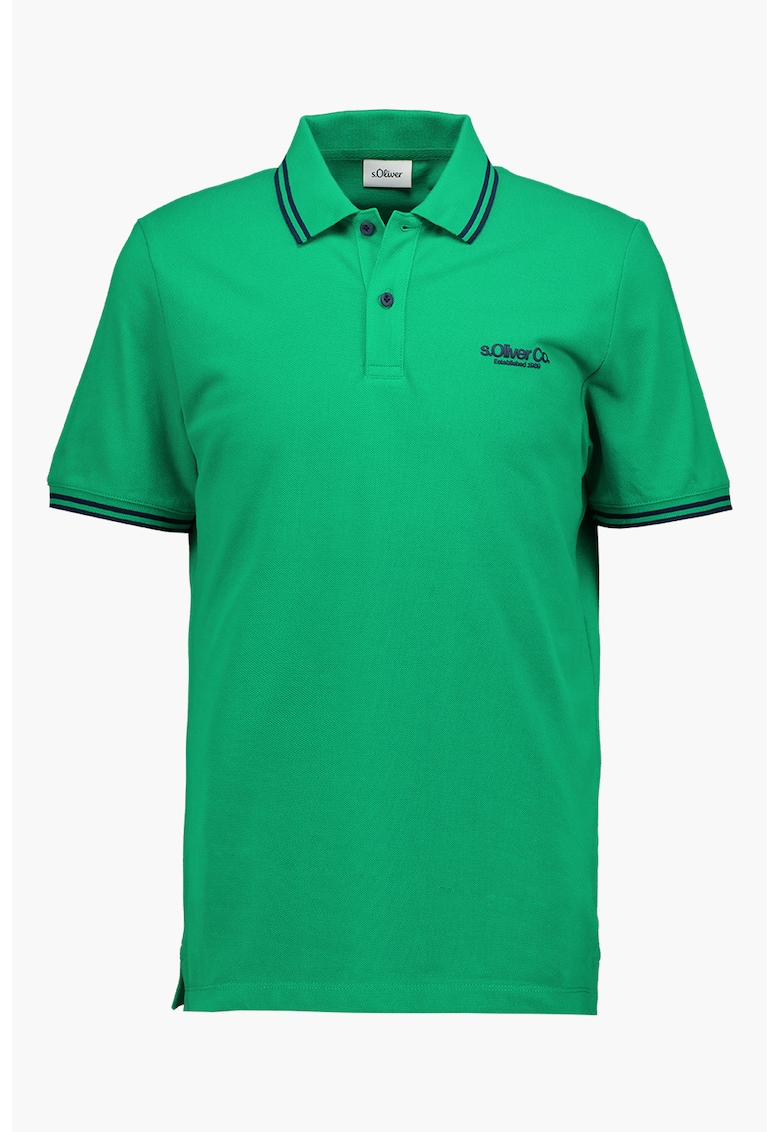 Tricou polo cu imprimeu logo discret Tricou polo cu imprimeu logo discret