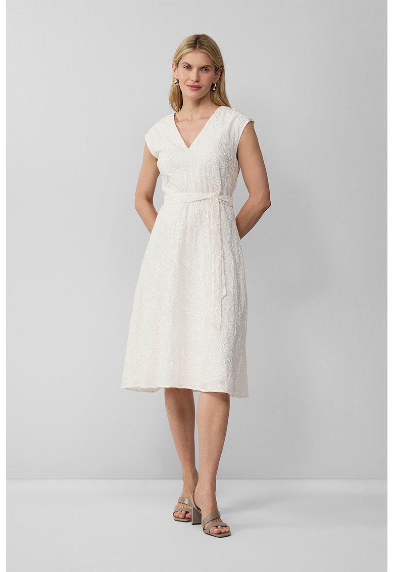 Rochie din dantela Sangallo cu croiala in A