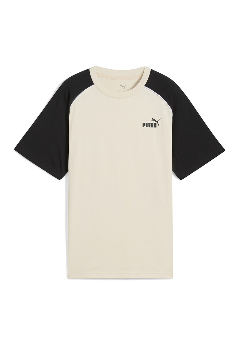 Tricou cu logo - Negru/Crem