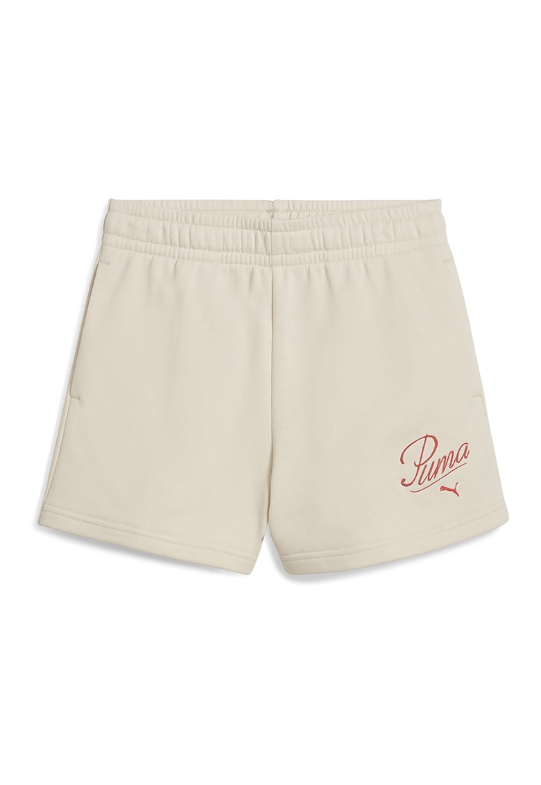 Pantaloni scurti din amestec de bumbac cu buzunare laterale