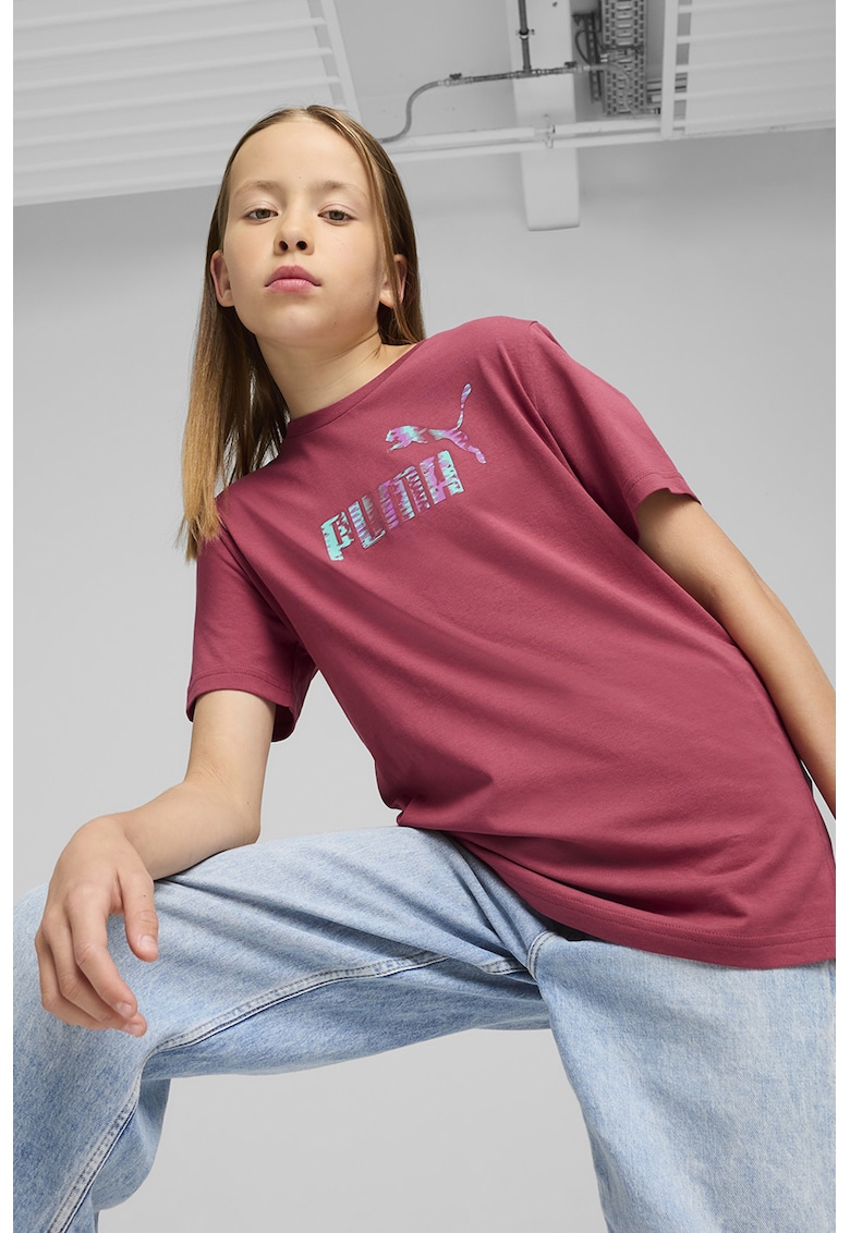 Tricou cu imprimeu logo - Rosu